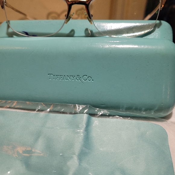 Tiffany sun glasses and brand new unopened prescription glasses with case&cloth - Picture 3 of 16